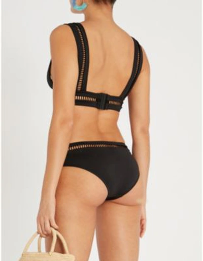 Shop Zimmermann Juniper Ladder Bikini In Noir