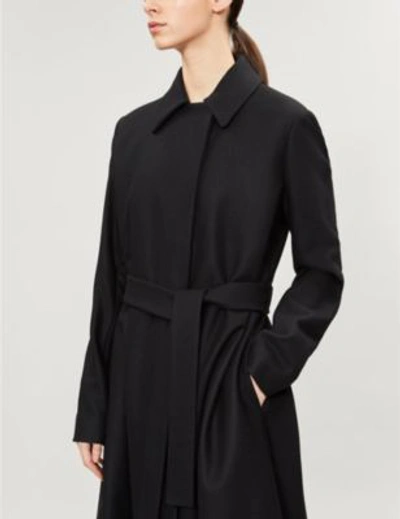 Shop The Row Toomana Wool-blend Coat In Black