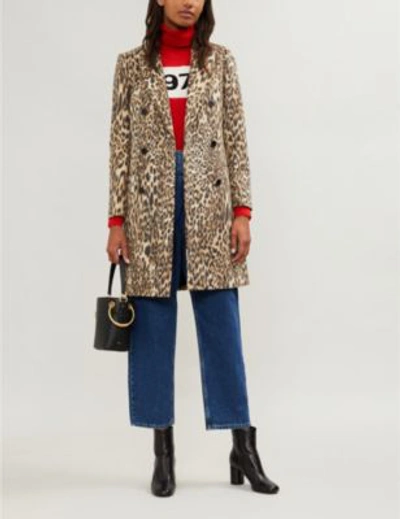 Parka claudie online pierlot leopard