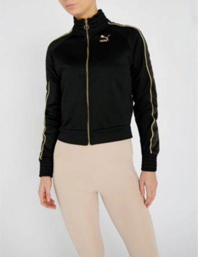 Puma X Kenza Zip-up Jersey Jacket In Black | ModeSens