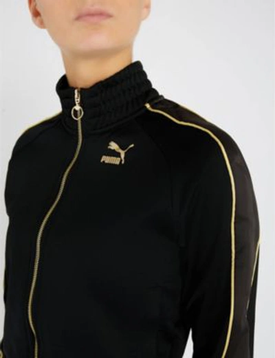 Puma X Kenza Zip-up Jersey Jacket In Black | ModeSens