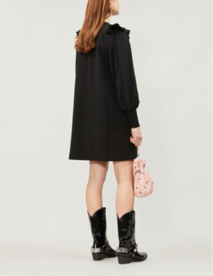 ganni clark slip dress