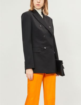 calvin klein double breasted blazer