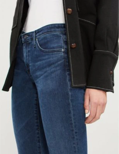 Shop Ag Harper Mid-rise Slim-fit Jeans In Striking