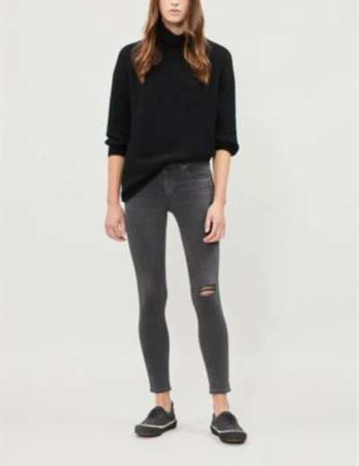 Shop Ag The Legging High-rise Faded Skinny Jeans In 5 Years Reckless