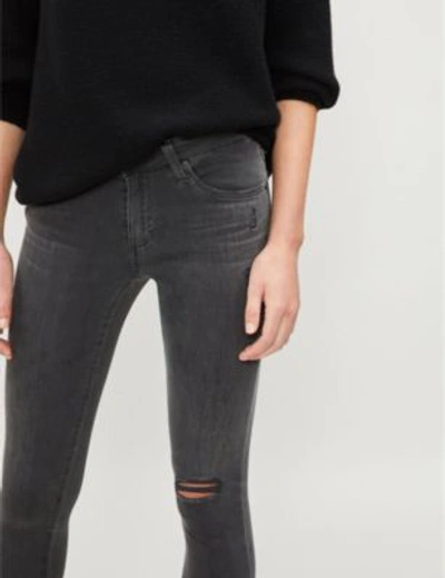 Shop Ag The Legging High-rise Faded Skinny Jeans In 5 Years Reckless