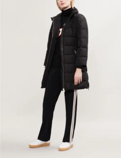 Shop Claudie Pierlot Gym Padded Shell Coat In Black