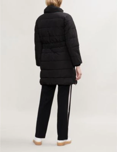 Shop Claudie Pierlot Gym Padded Shell Coat In Black