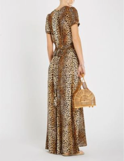 Shop Melissa Odabash Lou Maxi Dress In Cheetah