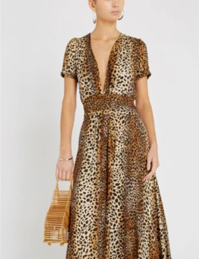 Shop Melissa Odabash Lou Maxi Dress In Cheetah