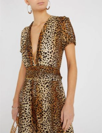 Shop Melissa Odabash Lou Maxi Dress In Cheetah