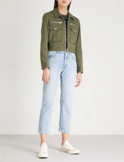Shop Levi's Cropped 501 Denim Jeans In Lovefool