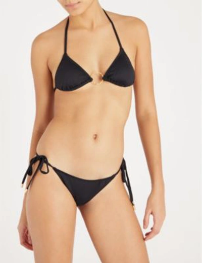 Shop Melissa Odabash Miami Triangle Bikini Top In Black