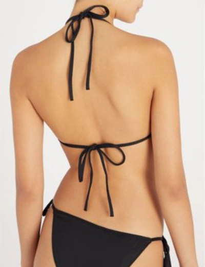 Shop Melissa Odabash Miami Triangle Bikini Top In Black
