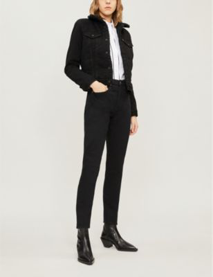 levis forever black original sherpa trucker jacket