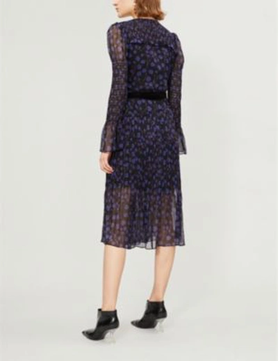 Shop Diane Von Furstenberg Ani Silk Wrap Dress In Drgn Berry