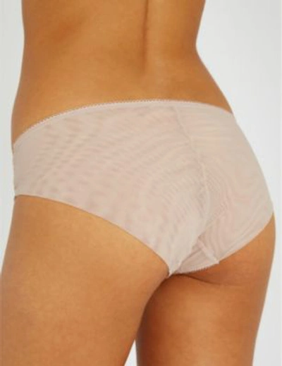 Wacoal Lace Perfection Stretch-lace Mid-rise Briefs In Rose Mist