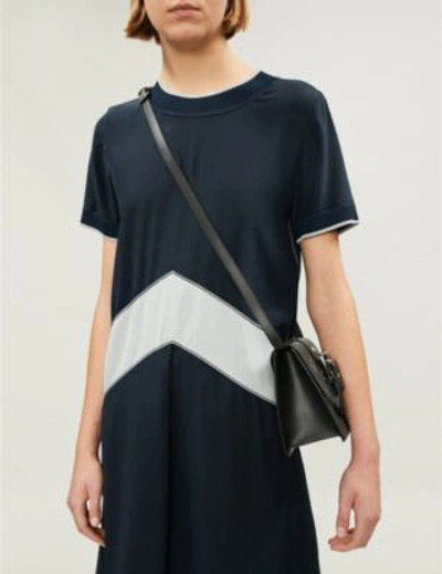 Shop Rag & Bone Hannah Chevron Silk Dress In Salute