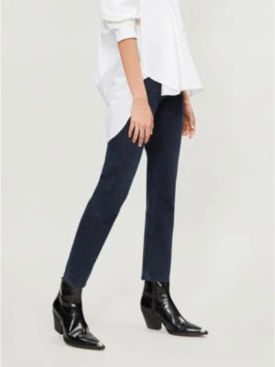 Shop Agolde Cigarette Straight Mid-rise Jeans In Oddity