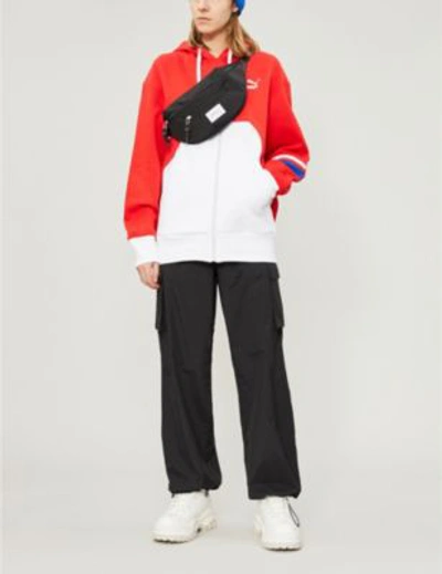 Shop Ader Error Puma X  Cotton-jersey Hoody In Multi