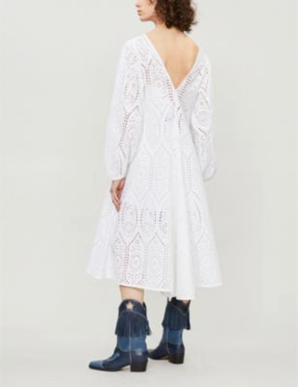 Ganni falcon dress discount
