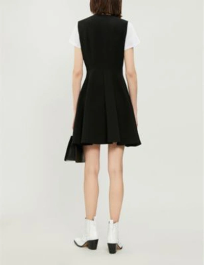 Shop Sandro Ines Embellished Zip Dress In Black