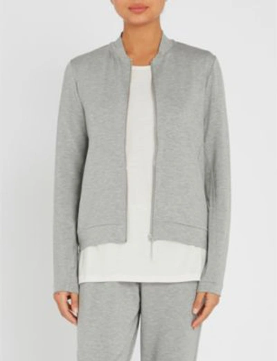 Shop Hanro Balance Woven Sweatshirt In Grey