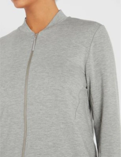 Shop Hanro Balance Woven Sweatshirt In Grey