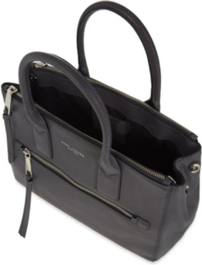 Shop Marc Jacobs Recruit East West Leather Tote In Shadow