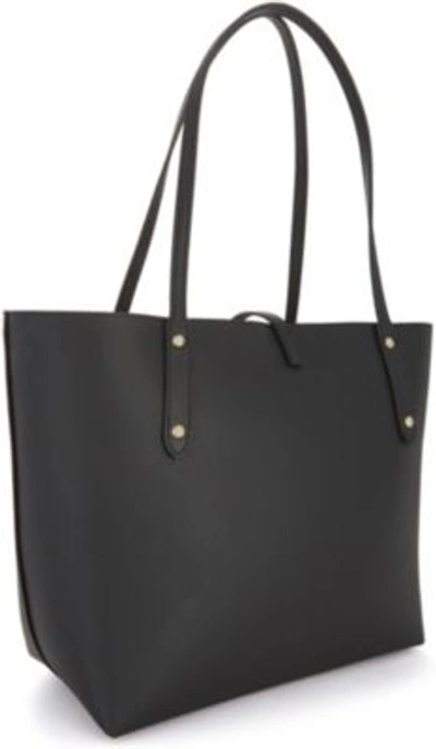 Shop Coach Market Leather Tote Bag In Li/black/true Red