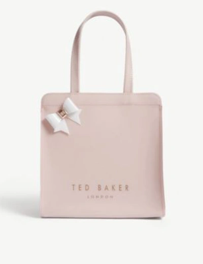 Shop Ted Baker Cleocon Small Bow Tote Bag In Light Pink