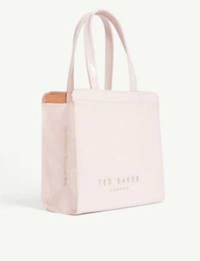 Shop Ted Baker Cleocon Small Bow Tote Bag In Light Pink