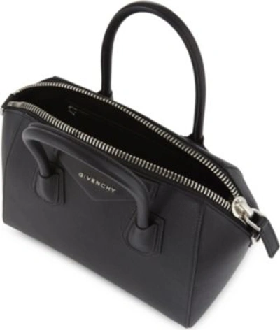 Shop Givenchy Black Modern Antigona Leather Tote Bag