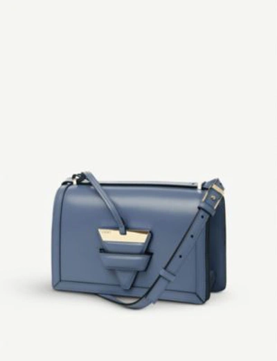 Shop Loewe Ladies Varsity Blue Barcelona Leather Shoulder Bag