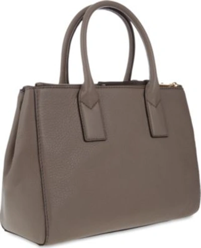 Shop Marc Jacobs Recruit East West Leather Tote In Mink