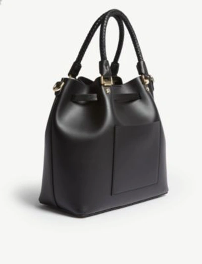Shop Michael Michael Kors Michael Kors Ladies Black Blakely Leather Bucket Bag