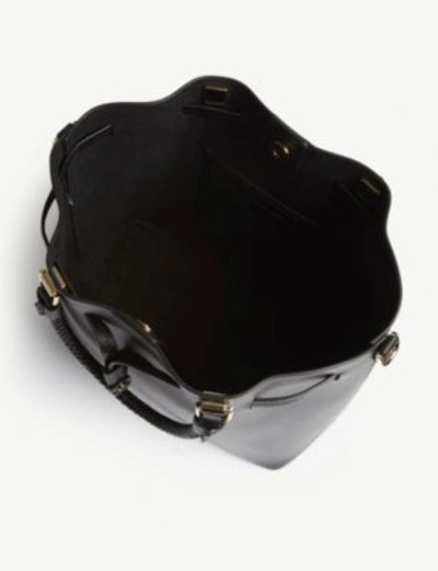 Shop Michael Michael Kors Michael Kors Ladies Black Blakely Leather Bucket Bag