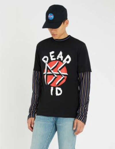 Shop Assid Dead Ass Cotton-jersey T-shirt In Black