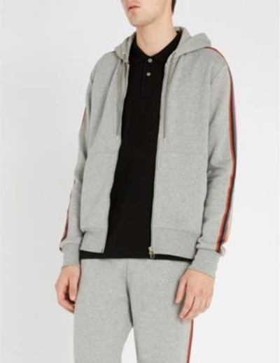 Ps By Paul Smith Black Zebra Polo In Black