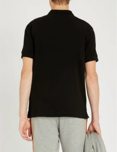 Ps By Paul Smith Black Zebra Polo In Black