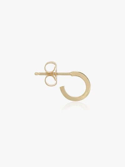 Shop Lizzie Mandler Fine Jewelry 18k Yellow Gold Huggies Single Earring In Metallic