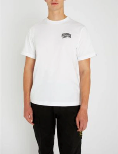 Shop Billionaire Boys Club Logo-print Cotton-jersey T-shirt In White
