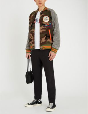 polo ralph lauren fleece baseball jacket
