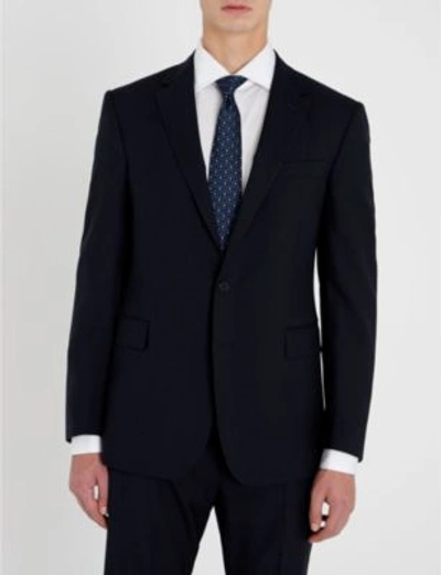 Shop Ralph Lauren Regular-fit Wool Suit In Navy