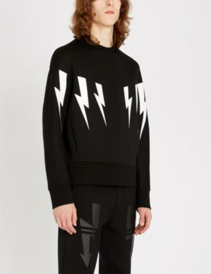 neil barrett neoprene sweatshirt