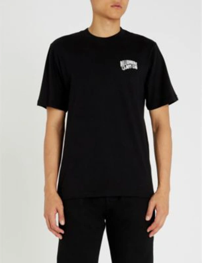 Shop Billionaire Boys Club Logo-print Cotton-jersey T-shirt In Black