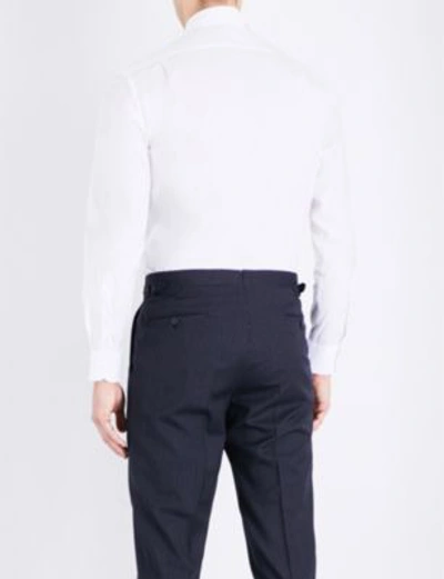 Shop Ralph Lauren Bond Cotton Shirt In White