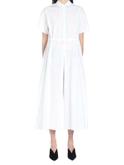 Shop Theory Workwear Wide Leg Jumpsuit In White