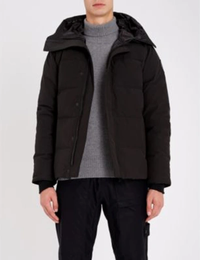 Shop Canada Goose Macmillan Quilted Shell-down Parka In Black