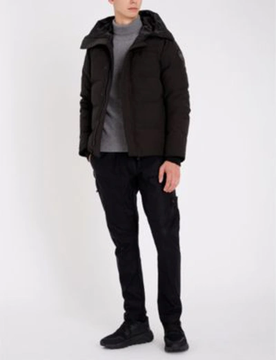 Shop Canada Goose Macmillan Quilted Shell-down Parka In Black